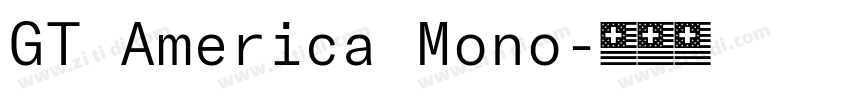 GT America Mono字体转换 GT America Mono字体转换